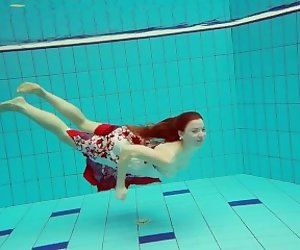 Marketa surprises you underwater being horny