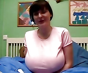 Big tits of pregnant friend