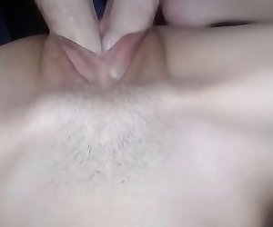 Fisting stretching and massive dildo for my wife