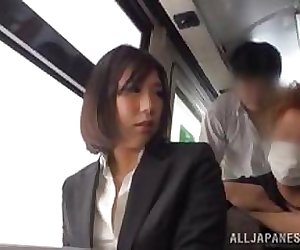 Hot office chick gets upskirt shots and a fucking